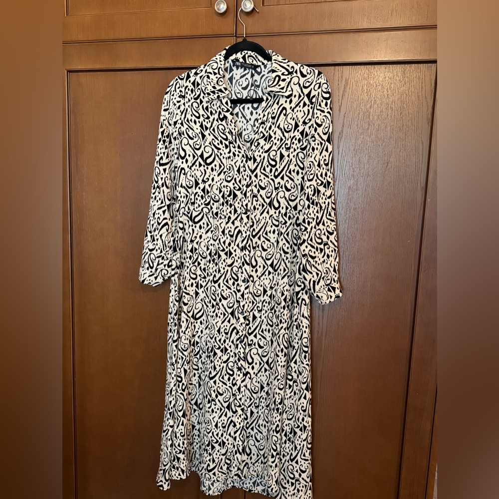 Front button, long Shirt dress, made in Turkey